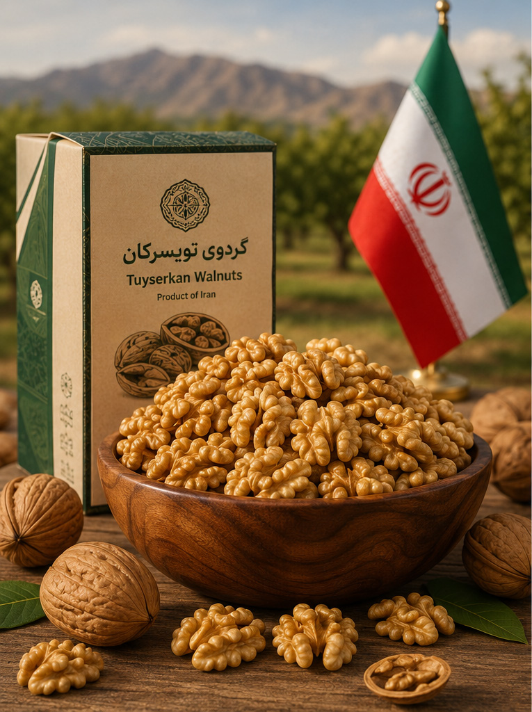 صادرات گردوی تویسرکان به عمان